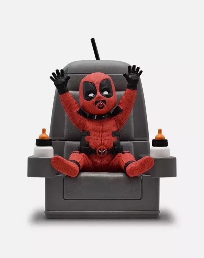 Deadpool Wolverine Babypool Popcorn Bucket Drink Cinema Limited Edition Promo, image 2