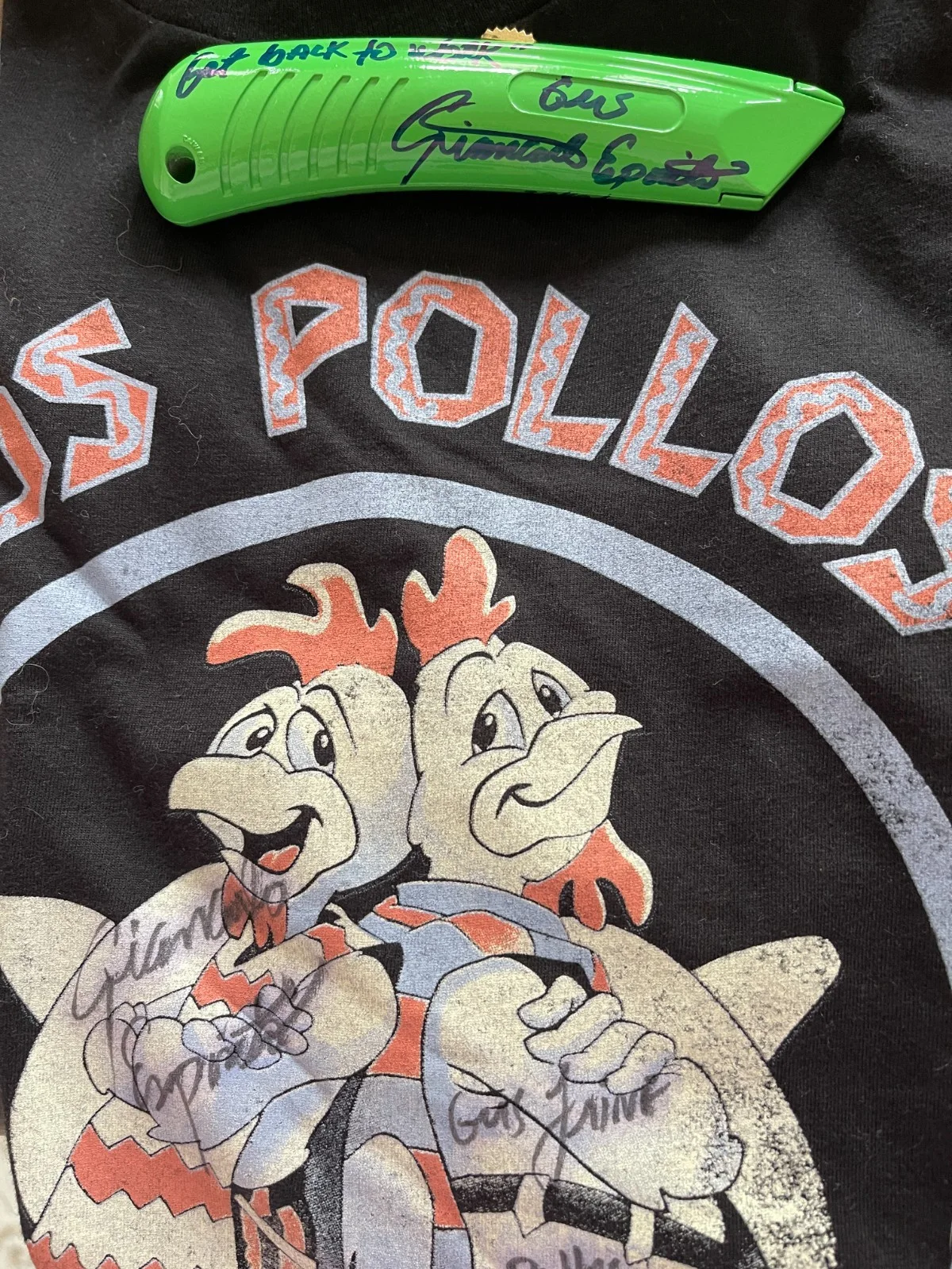 Giancarlo Esposito — サイン入りgiancarlo Esposito/breaking Bad/Gus fring boxcutter & シャツ送料無料