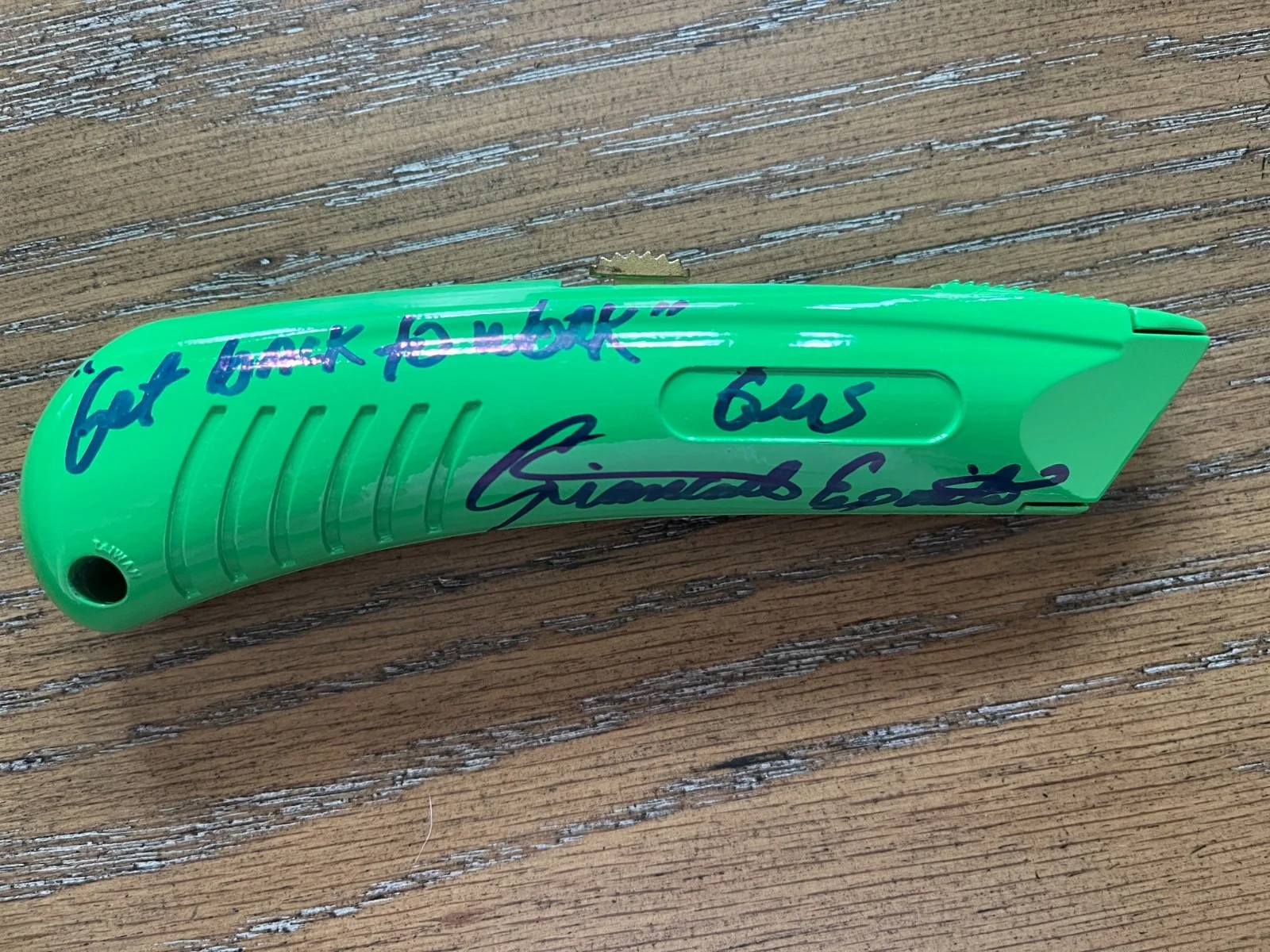 Giancarlo Esposito — サイン入りgiancarlo Esposito/breaking Bad/Gus fring boxcutter & シャツ送料無料, изображение 3