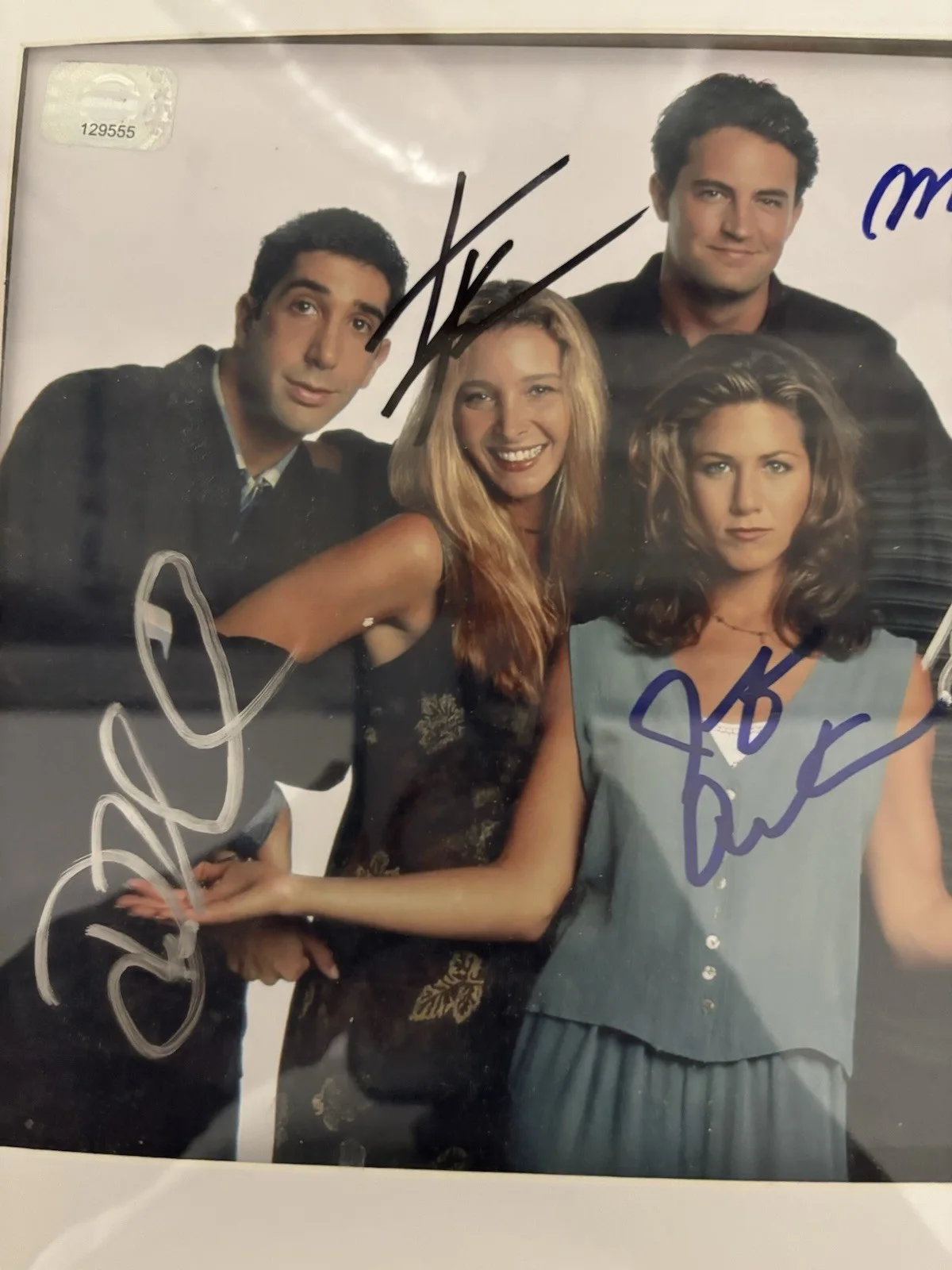 Courtney Cox — Friends TV Show Cast Signed Autograph Photo Jennifer Aniston Matthew Perry, изображение 2