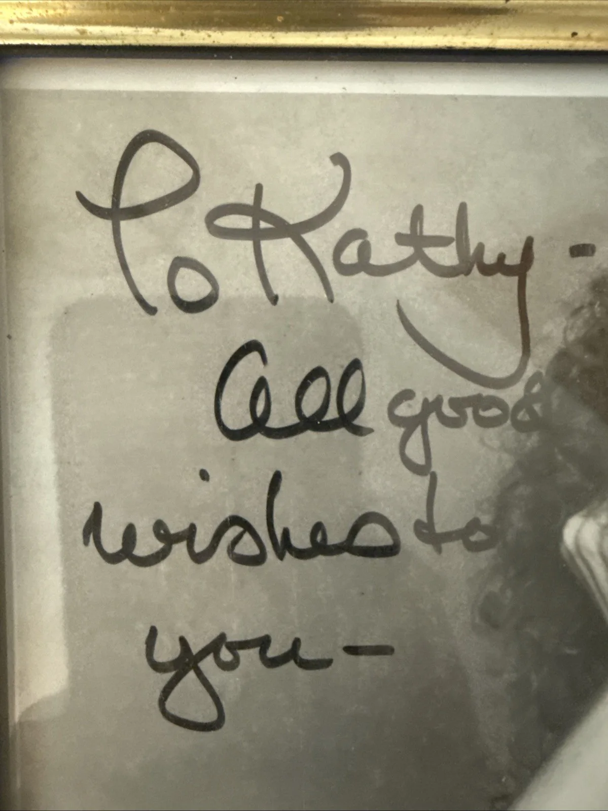 Shelley Fabares — Shelley Fabares Signed 8x10 Photo (To Kathy All Good Wishes To You- Love Shelley, изображение 2