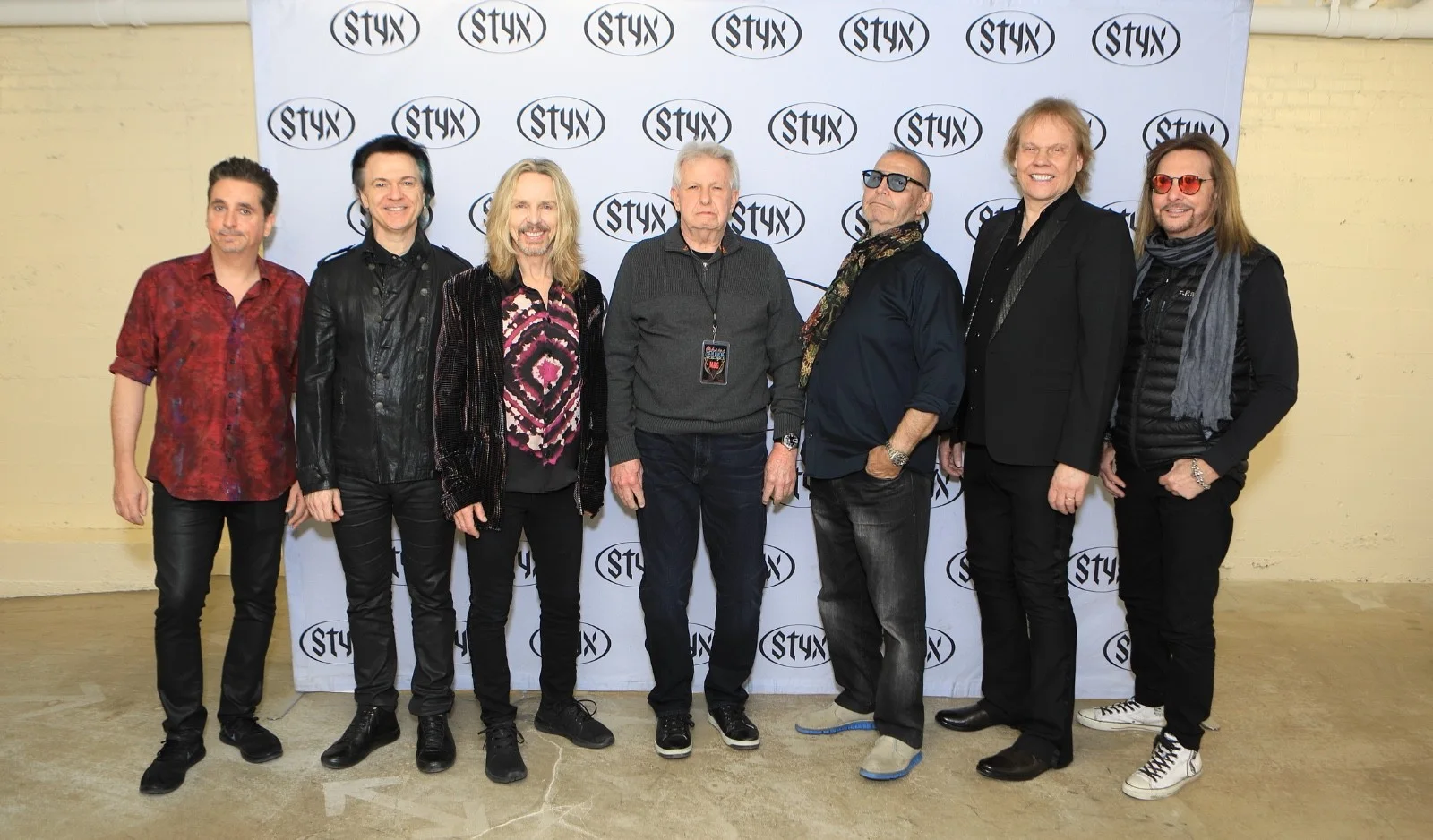 Styx Band Signed Original 12" Drumhead, image 2