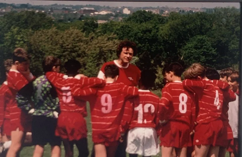 FEVER PITCH Colin Firth Nick Hornby Bea Guard 1997 35mm Publicity Slide, image 3