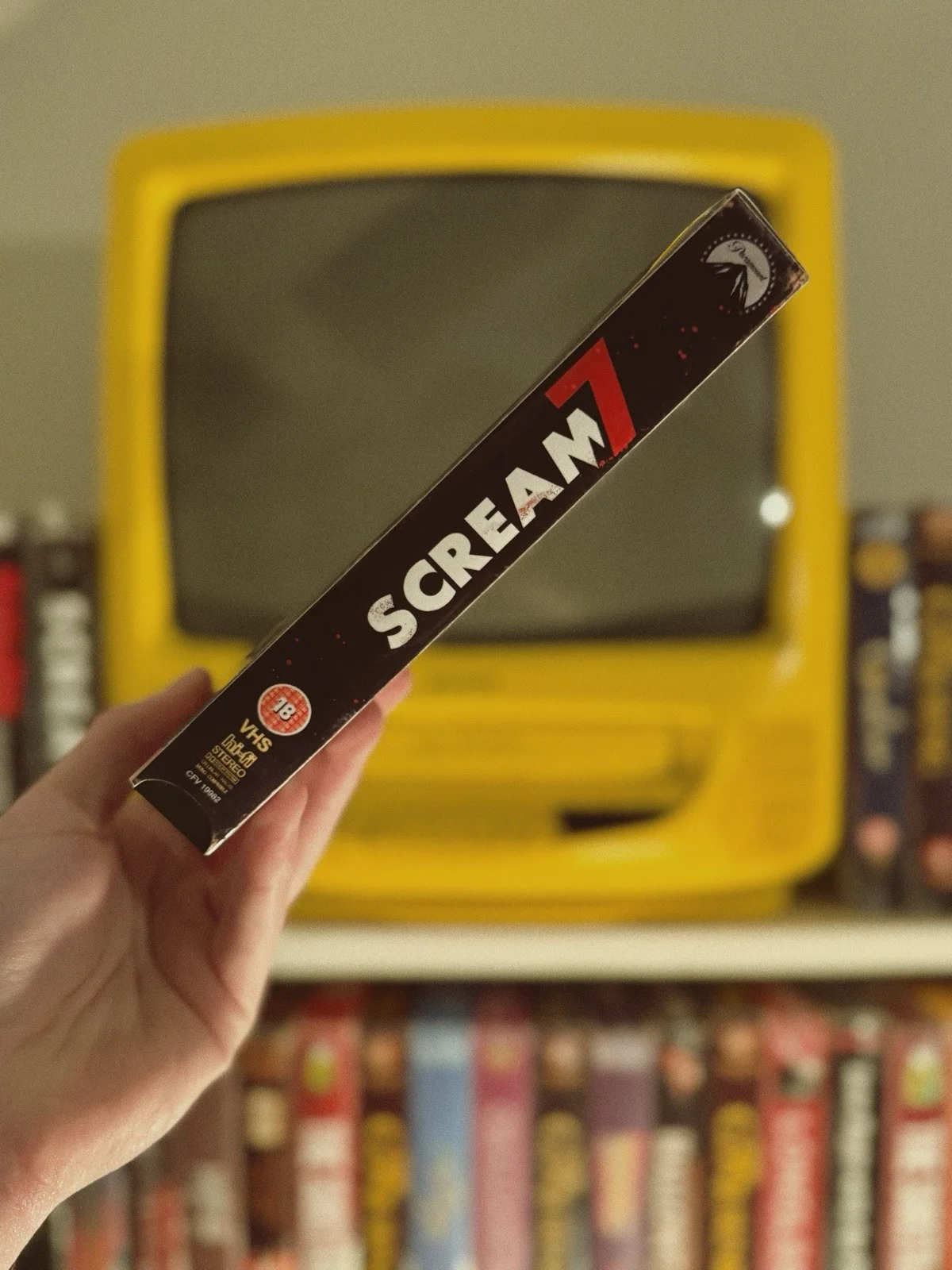 Scream 7 (2026) Custom-Made VHS Tape PROP Gift Retro Horror Slasher Halloween, изображение 3