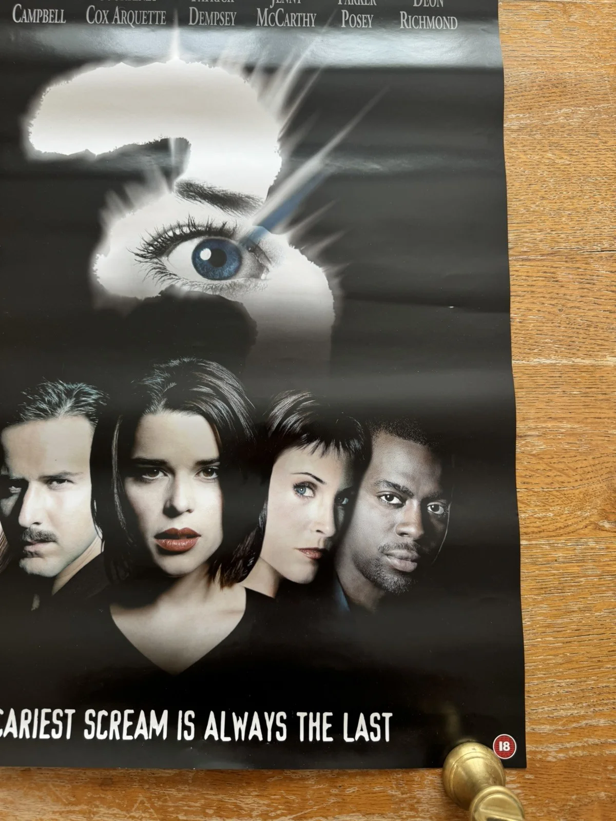 Scream 3 (2000) Promo Video Shop Movie Poster - A2 - RARE, image 2