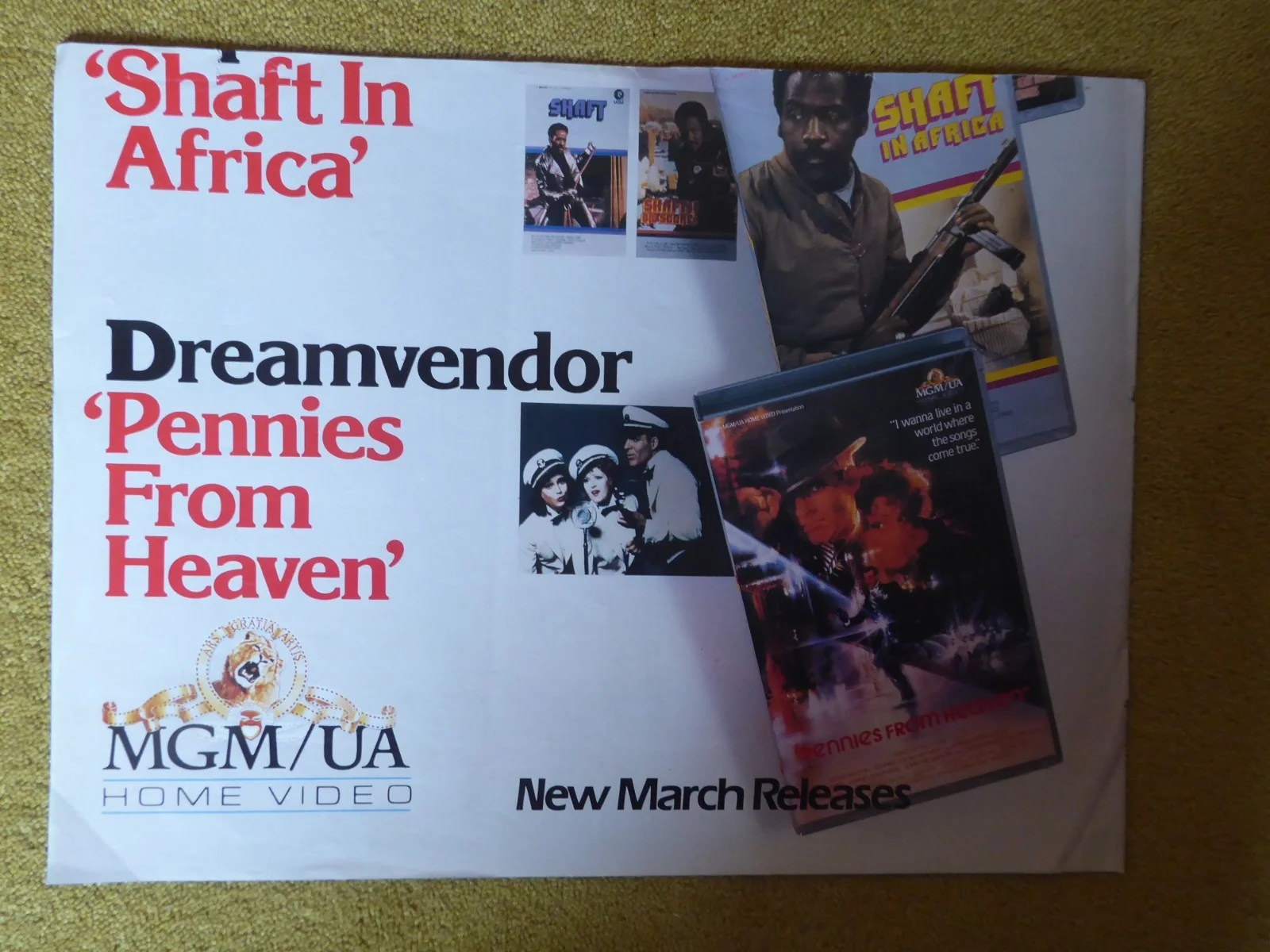 Original 1980s Video Trade Magazine Ad Turn Of The Screw/MGM Pre Cert, изображение 2