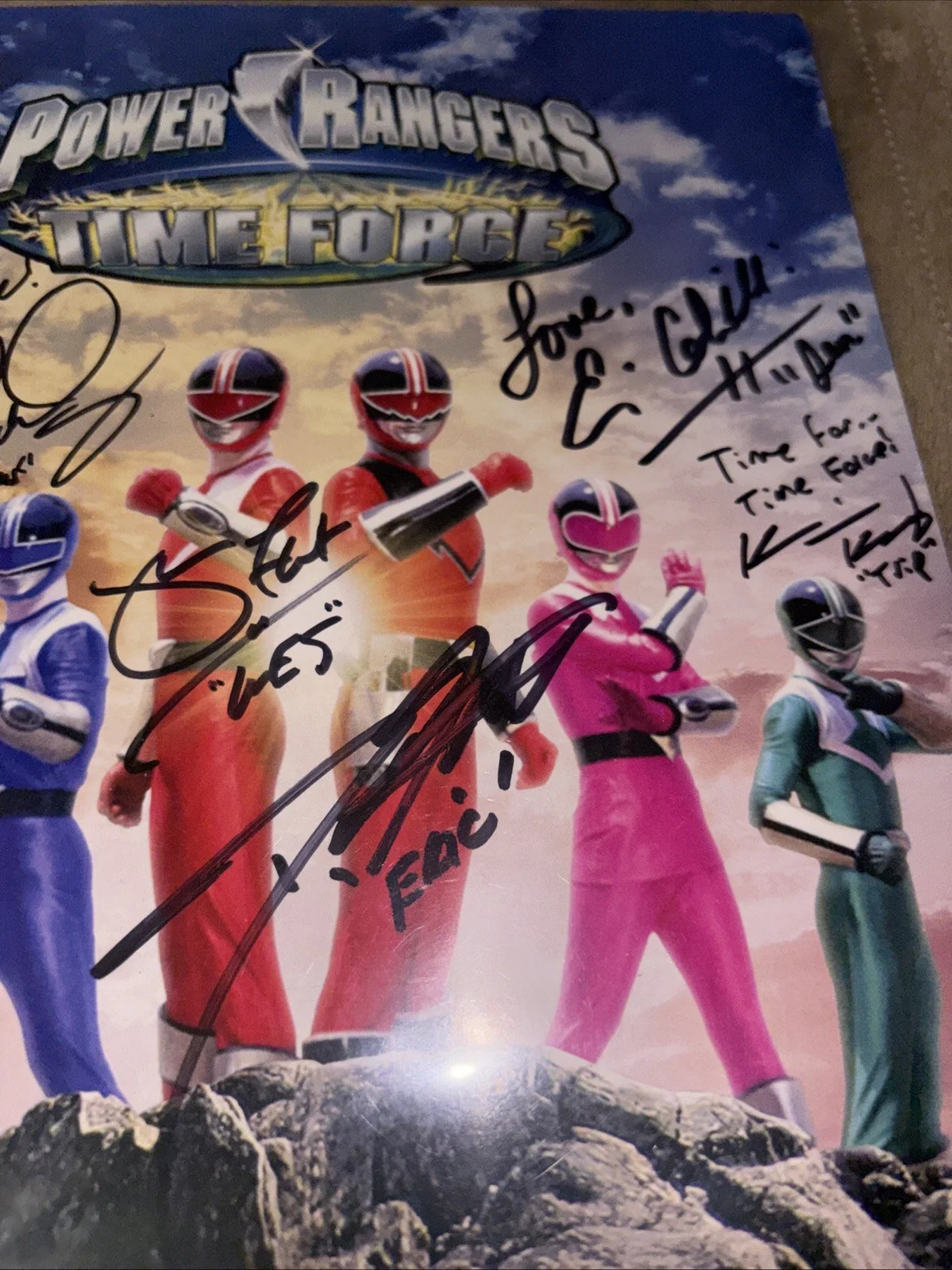 Power Rangers Signed Cast Photo 8x10, image 3