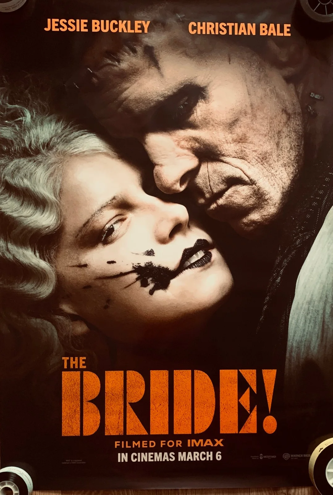 Maggie Gyllenhaal's - The Bride - Original UK Quad Cinema Poster 2026, изображение 2