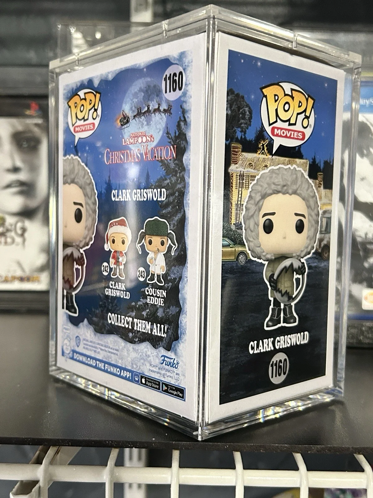 Chevy Chase — Chevy Chase Christmas Vacation Signed Funko Pop Autographed 7BAP /160 Beckett, image 4