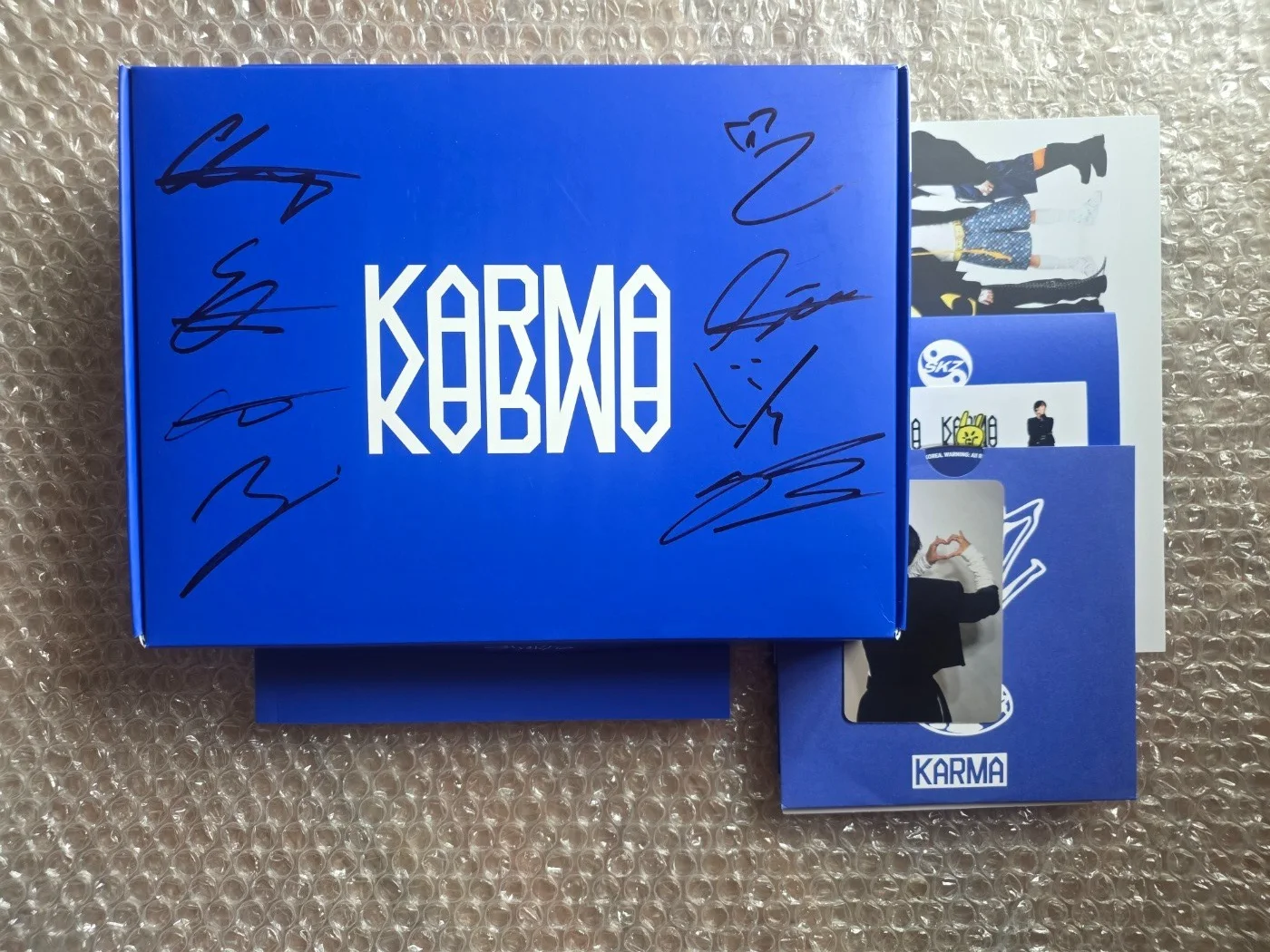 Stray Kids Promo Sticker KARMA Album Autographed Hand Signed, image 5