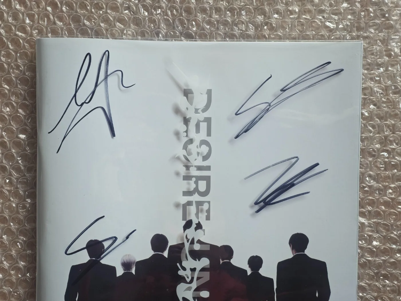 Enhypen En Hypen Promo Sticker DESIRE : UNLEASH Album Autographed Hand Signed, изображение 4