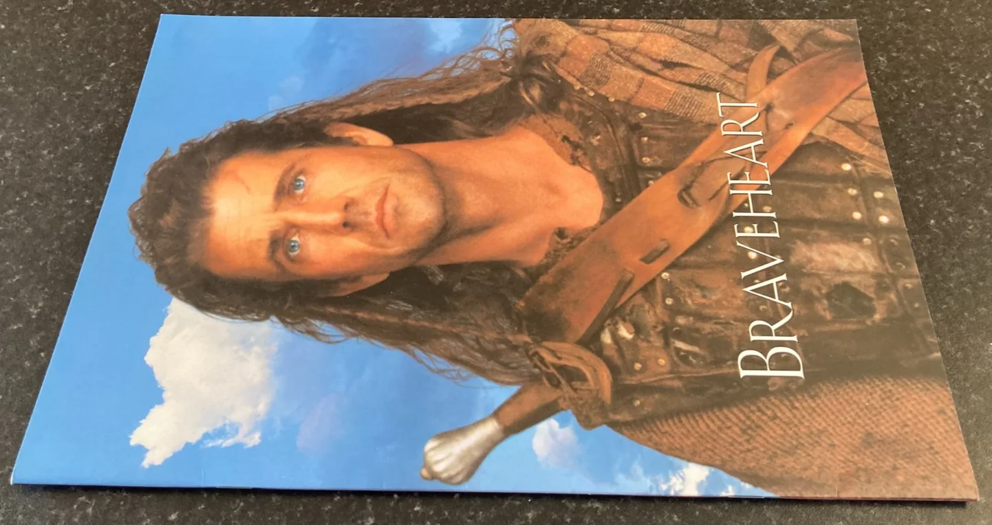 BRAVEHEART 1995 Film Movie Press Promo Program Brochure - Mel Gibson, image 4