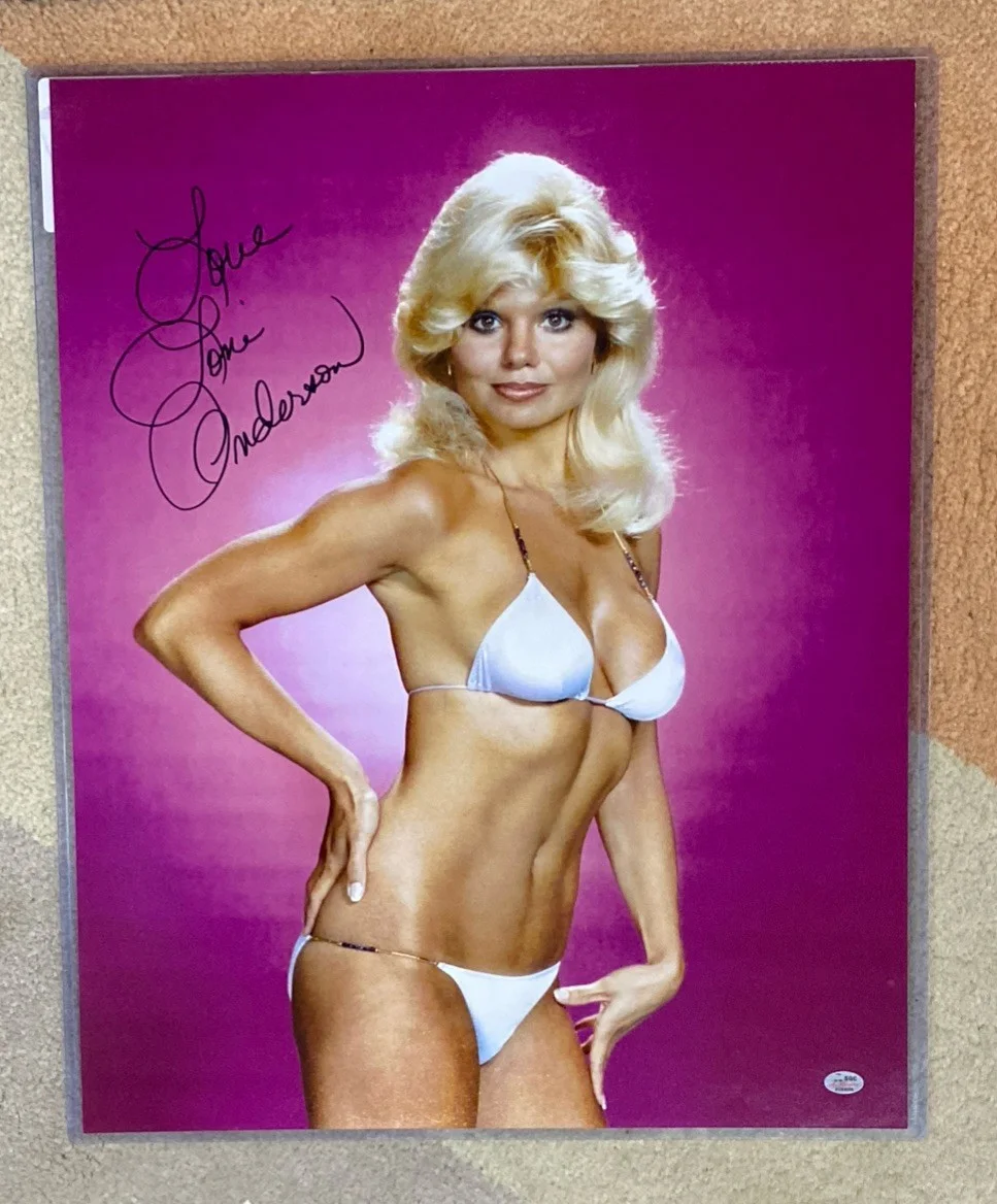 Loni Anderson — LONI ANDERSON- Signed white bikini 16x20 photo SGC Certified 🔥WKRP