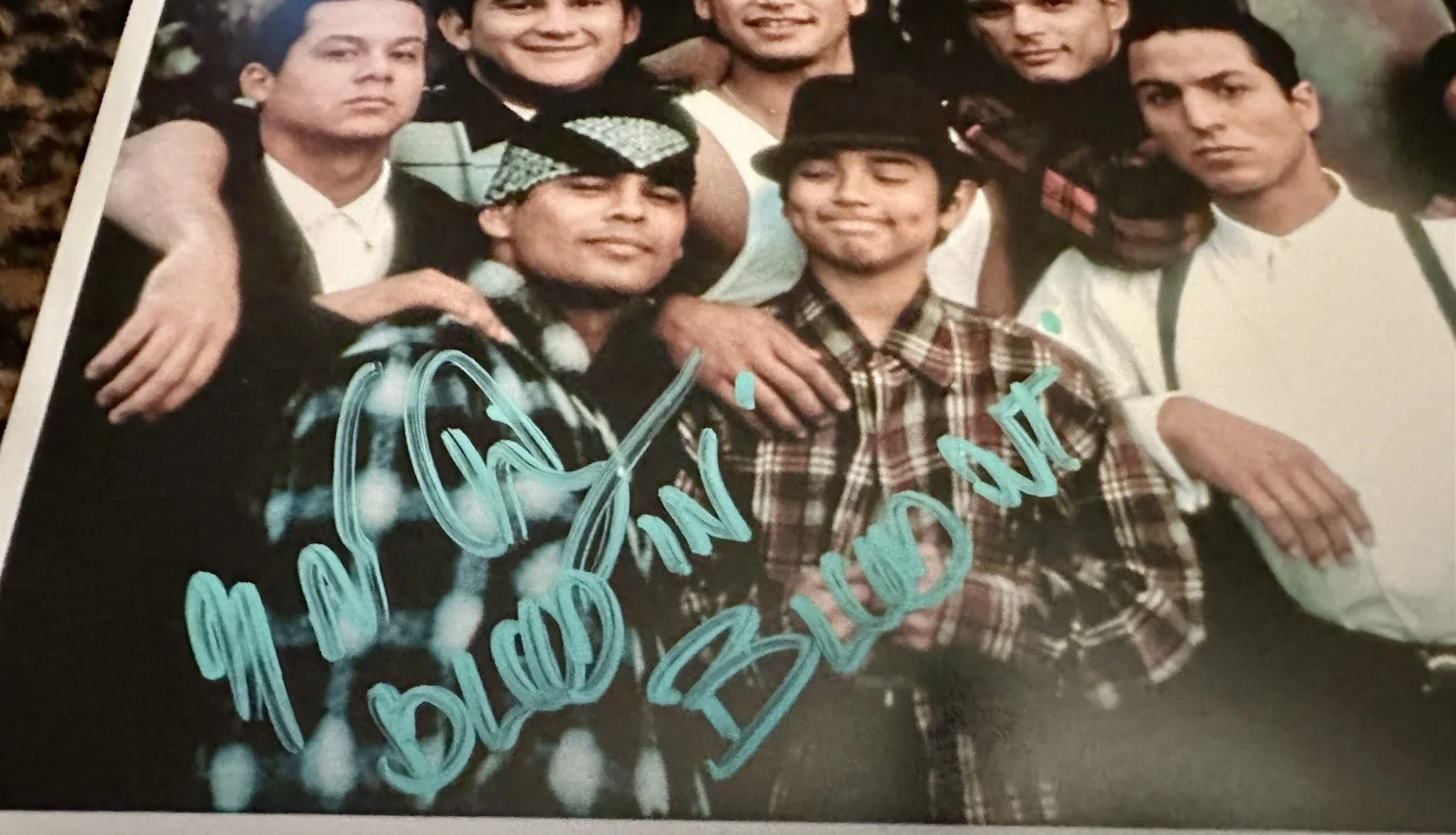 Raymond Cruz — RAYMOND CRUZ SIGNED BLOOD IN BLOOD OUT 8x10 PHOTO, изображение 2