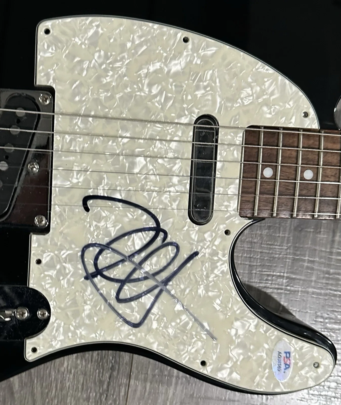 Metallica Signed Guitar Kirk Hammett Autographed Guitar (Lars Hetfield) PSA DNA, изображение 4