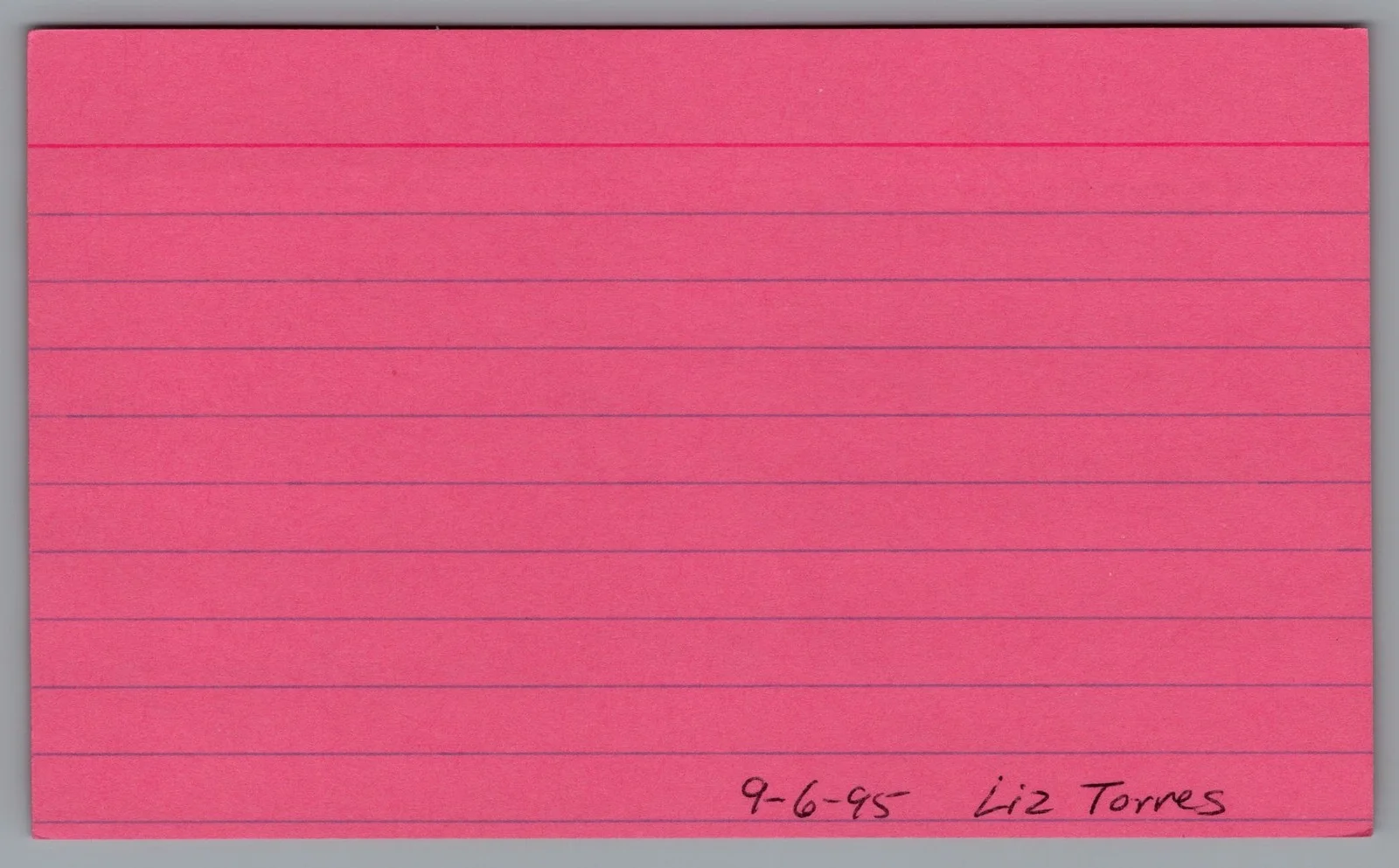 Liz Torres — Liz Torres Signed 3x5 Index Card All In The Family Autographed, изображение 2