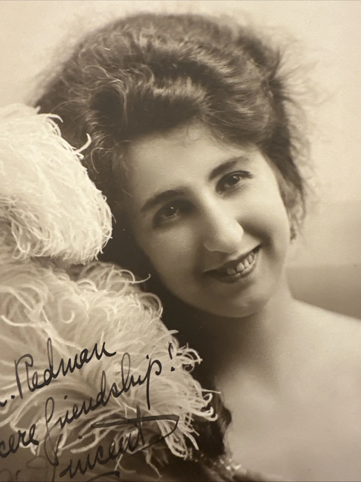 Violet V. Vincent — VIOLET V. VINCENT Autographed Signed 8x10 Photo Vaudeville Disease 1920s NYC, image 4