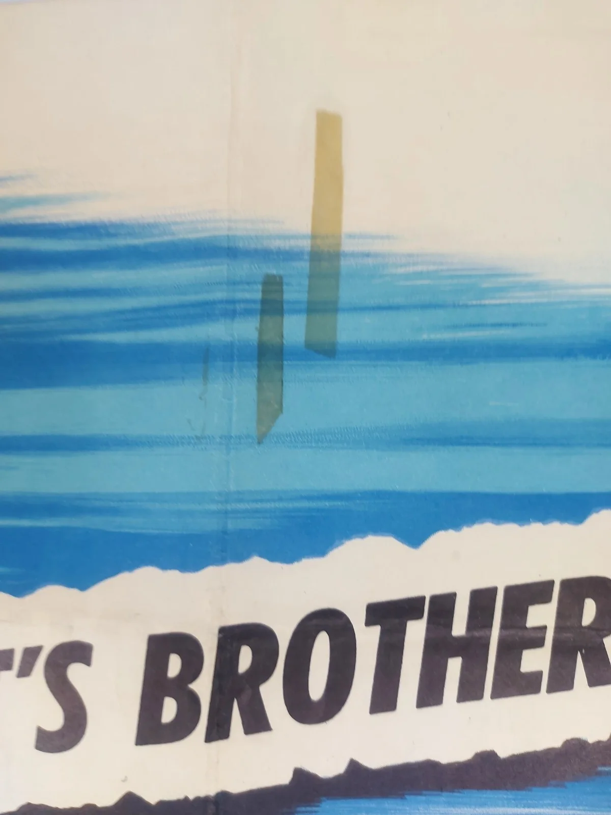 BEYOND THE RIVER ORIGINAL UK QUAD FILM POSTER 1956, изображение 4