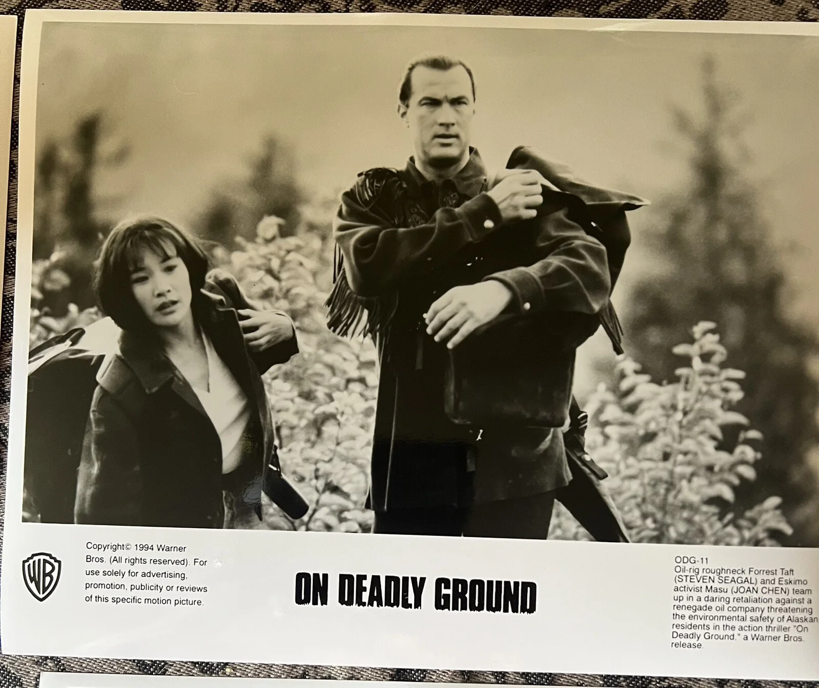 Steven Seagal Press Pack On Deadly Ground Photographs, image 3
