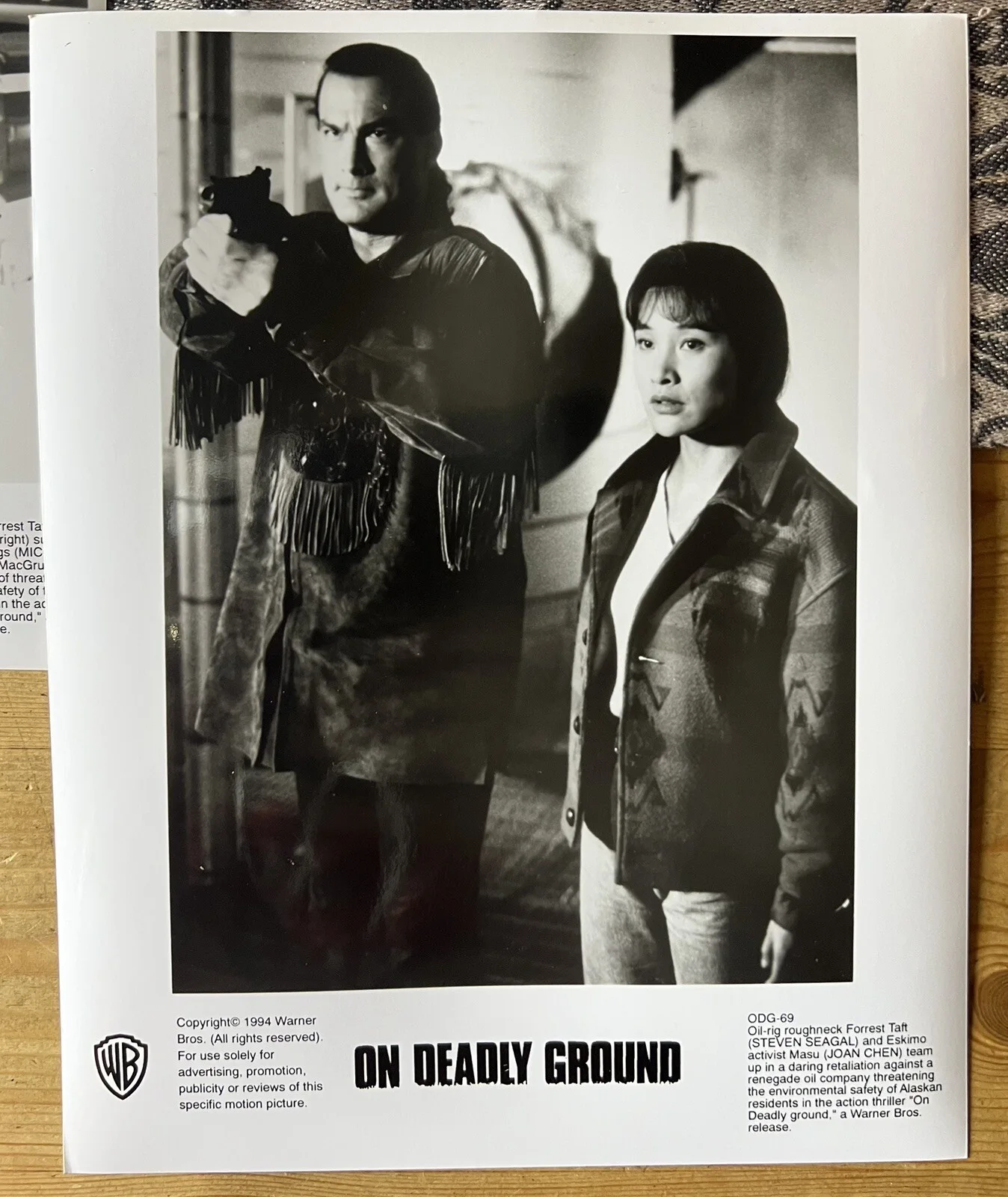 Steven Seagal Press Pack On Deadly Ground Photographs, image 5