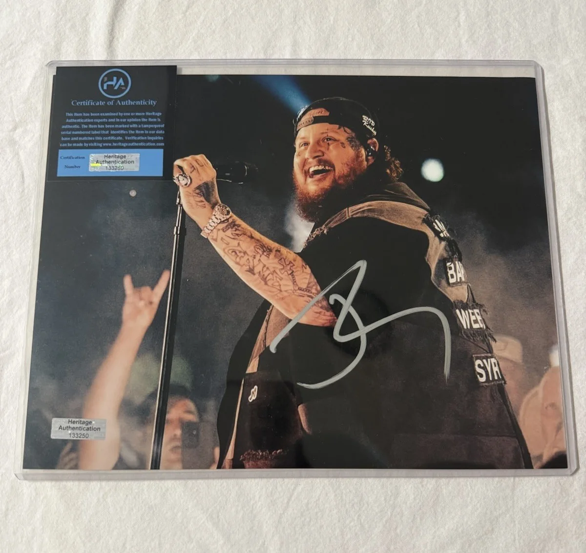 Jelly Roll American Rapper & Singer Signed Autographed 8x10 Photo W/COA, image 4