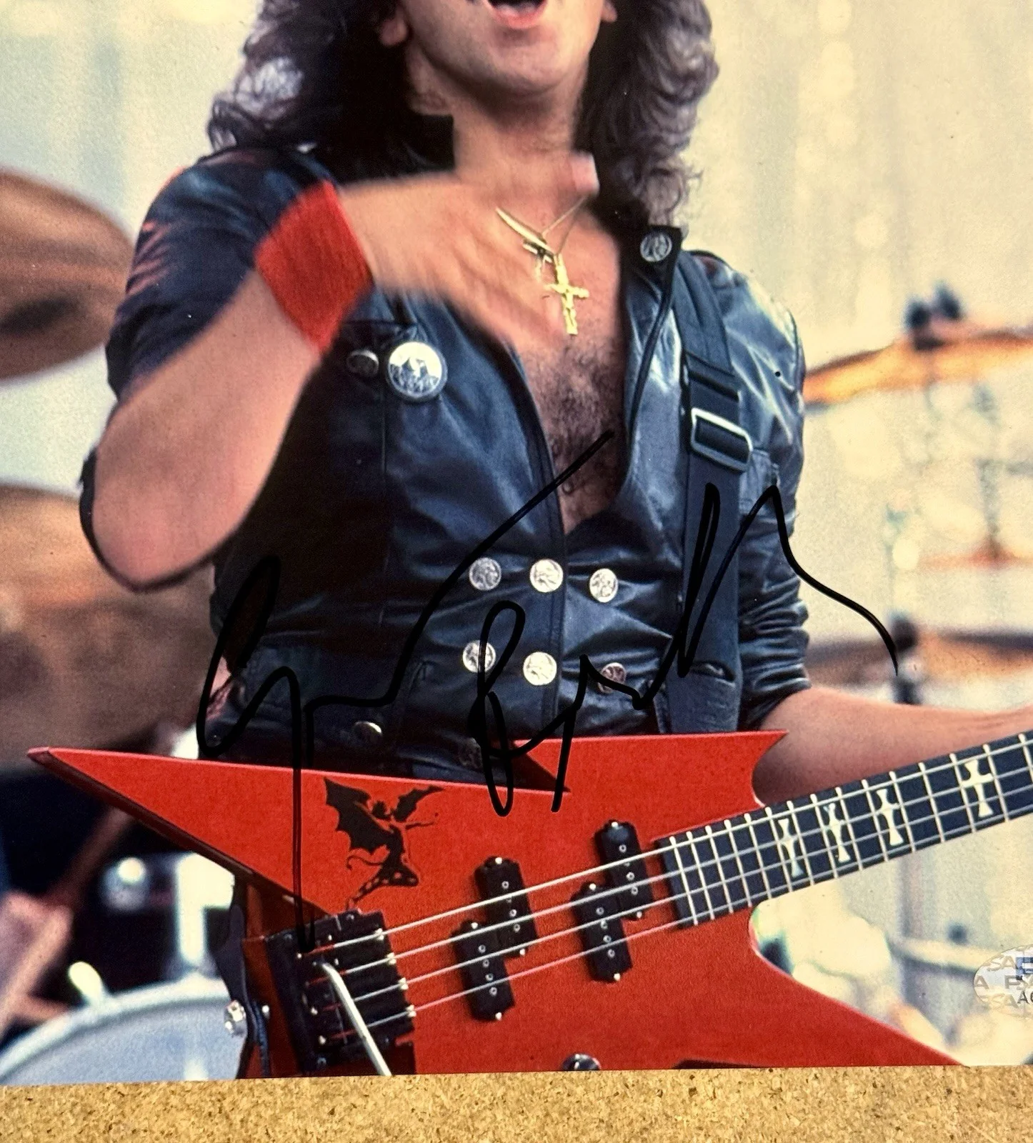 Geezer Butler Signed Heavy Metal Black Sabbath Bassist 8X10 Photo With PSA COA, изображение 2
