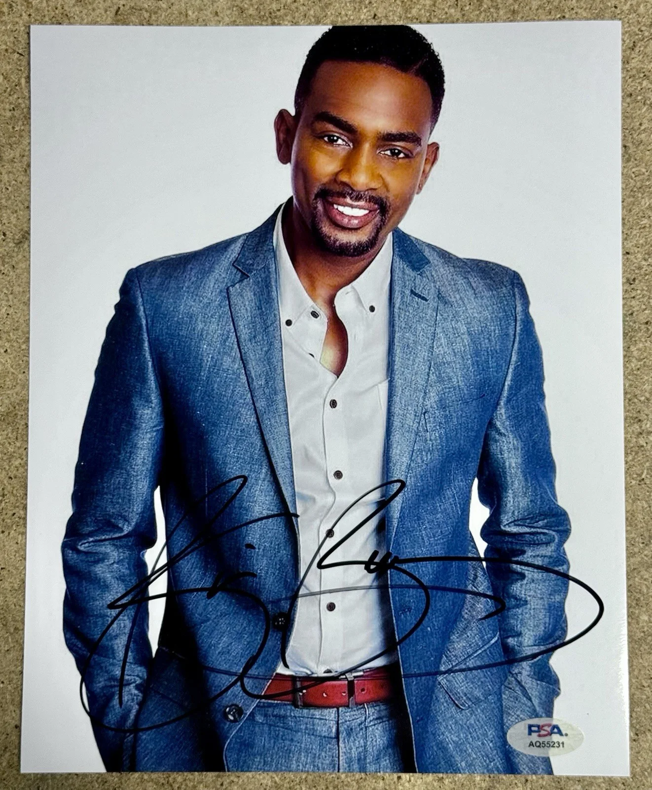 Bill Bellamy — Bill Bellamy Signed Comedian Legend And Actor 8X10 Photo PSA COA