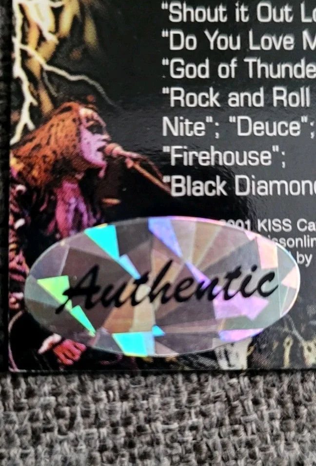 Ace Frehley KISS Signed Trading Card Excellent Condition NO COA, изображение 3