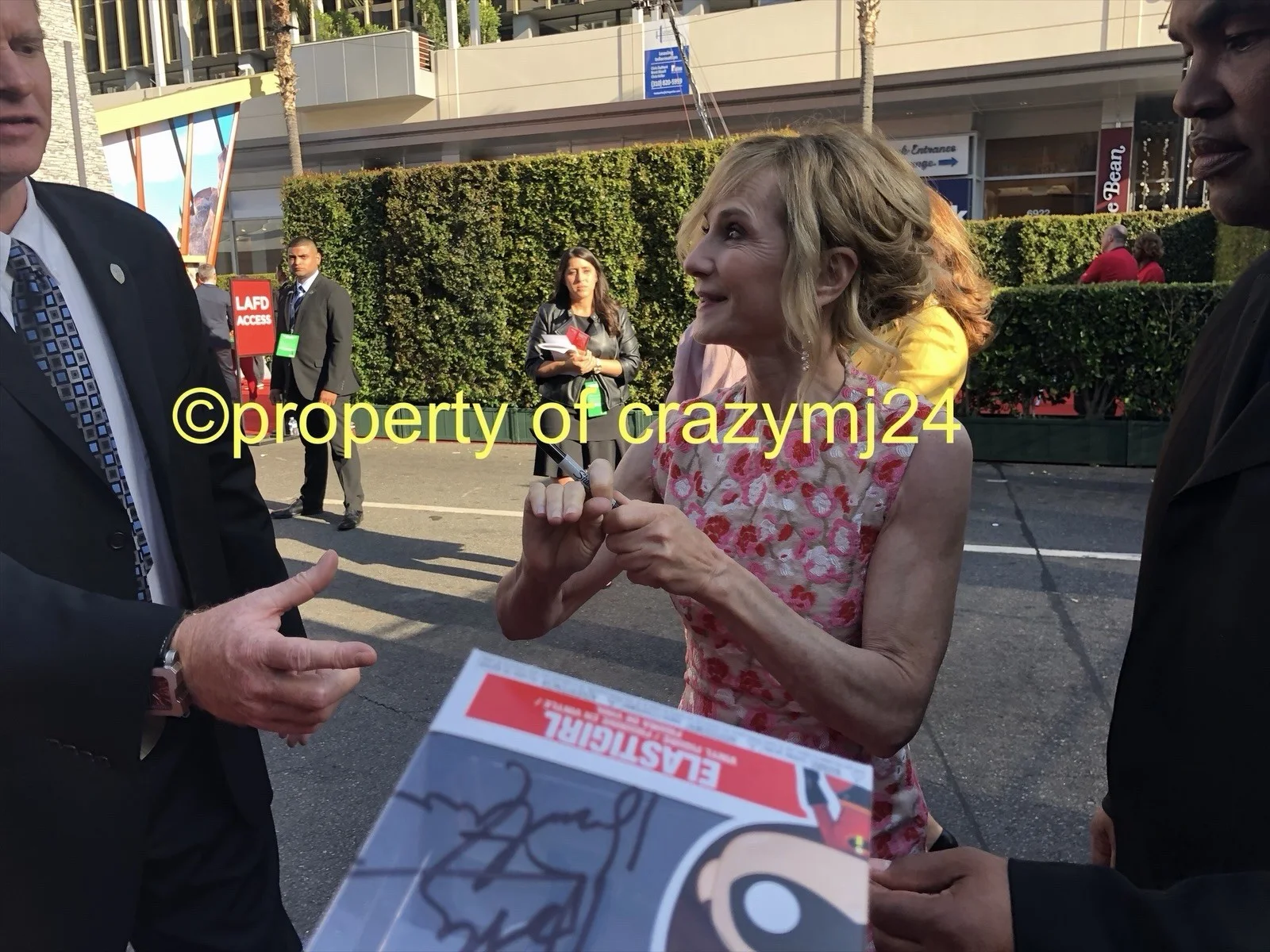Holly Hunter Signed Elastigirl Incredibles Funko Exact Proof Autograph PSA COA, image 3