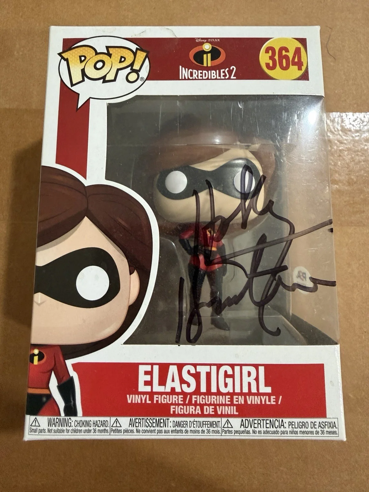 Holly Hunter Signed Elastigirl Incredibles Funko Exact Proof Autograph PSA COA, image 4