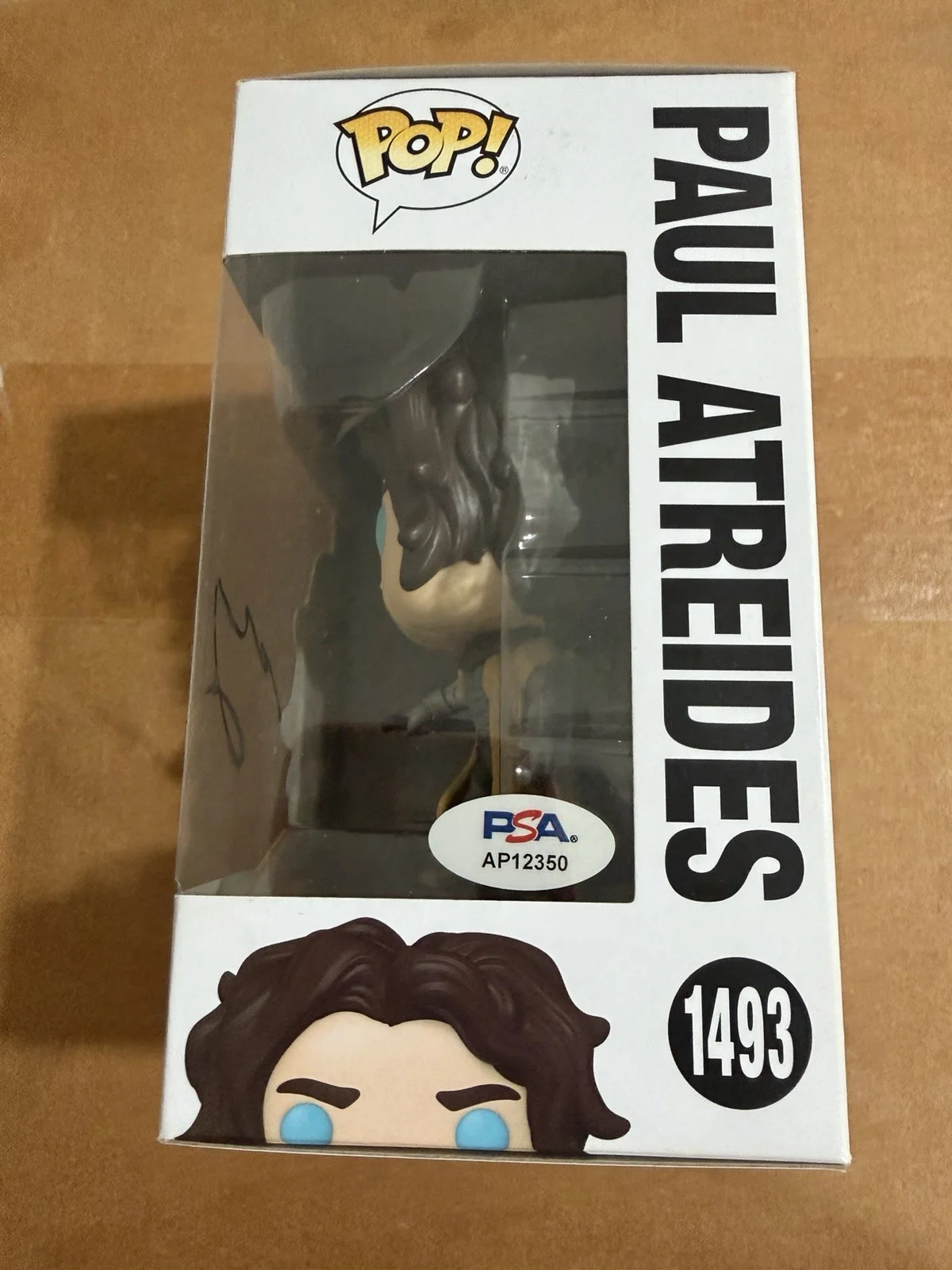 Timothee Chalamet Signed Paul Atreides Dune Funko Proof Autograph PSA DNA COA, изображение 4