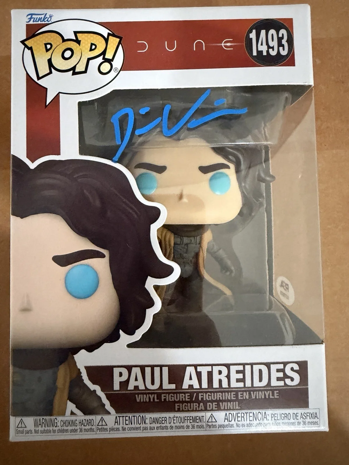 Denis Villeneuve Signed Paul Atreides Dune Funko Proof Autograph PSA DNA COA, image 3