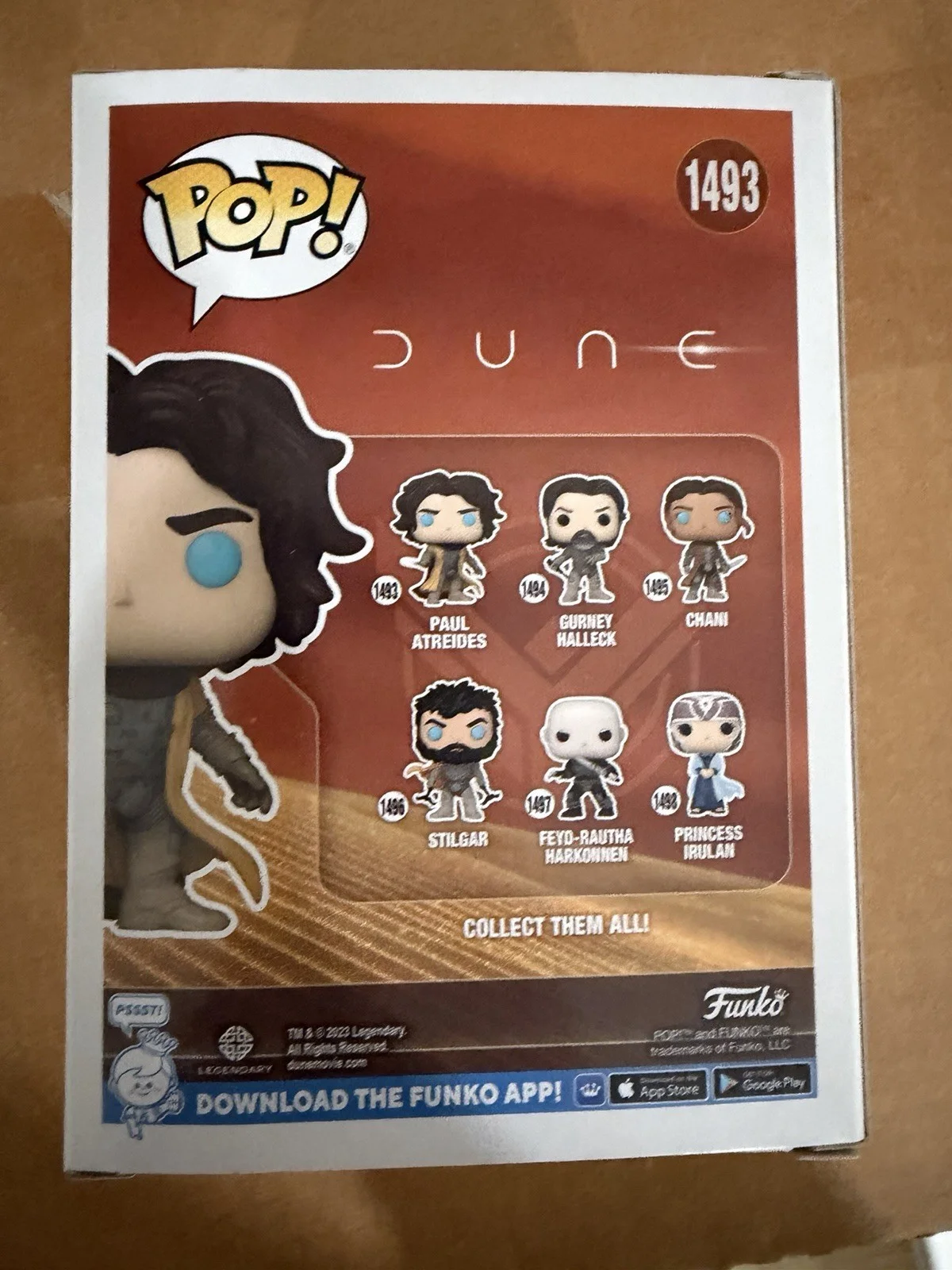 Denis Villeneuve Signed Paul Atreides Dune Funko Proof Autograph PSA DNA COA, image 5