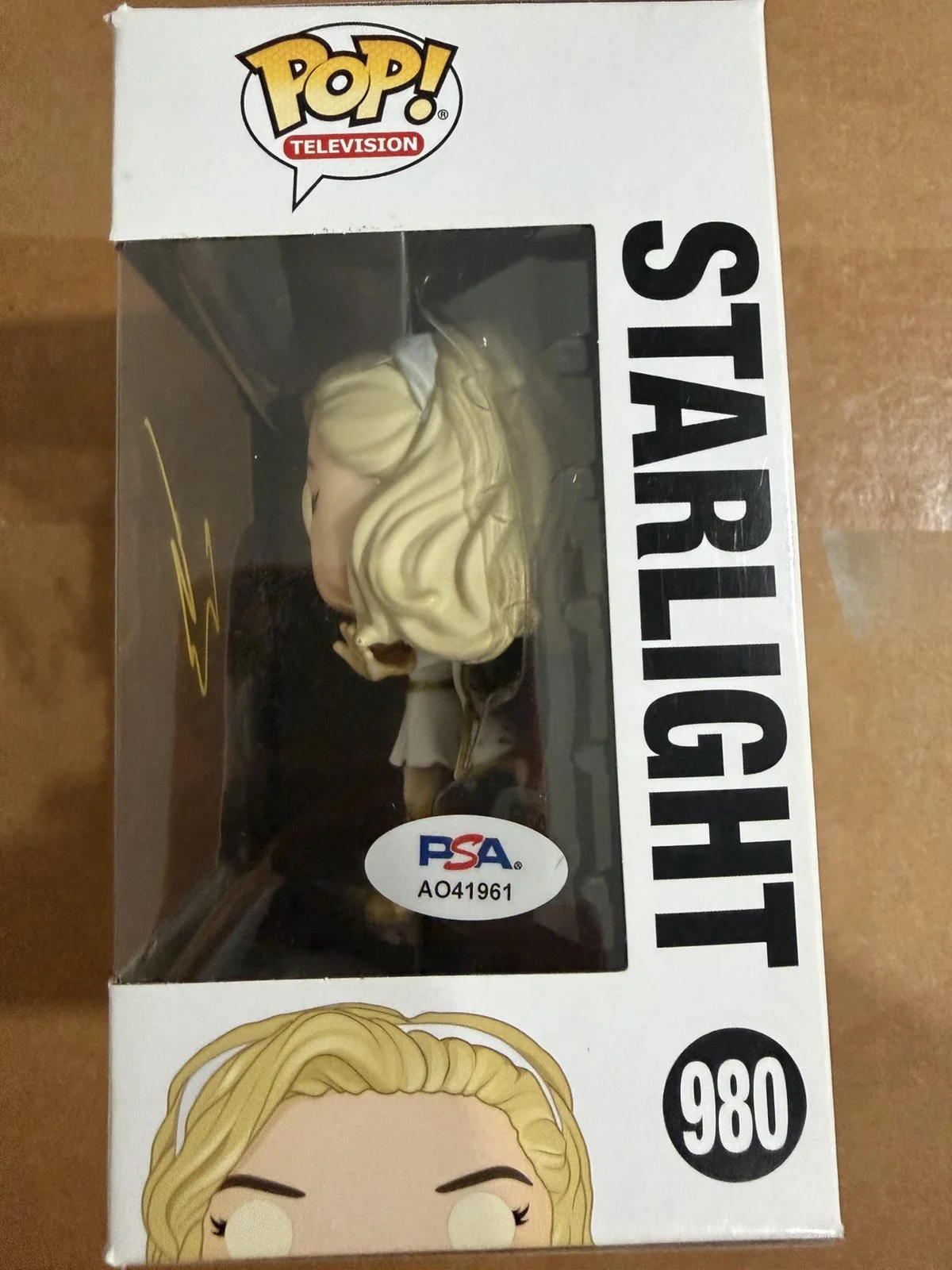 Erin Moriarty Signed Starlight The Boys Funko 980 Autograph PSA DNA COA, image 2