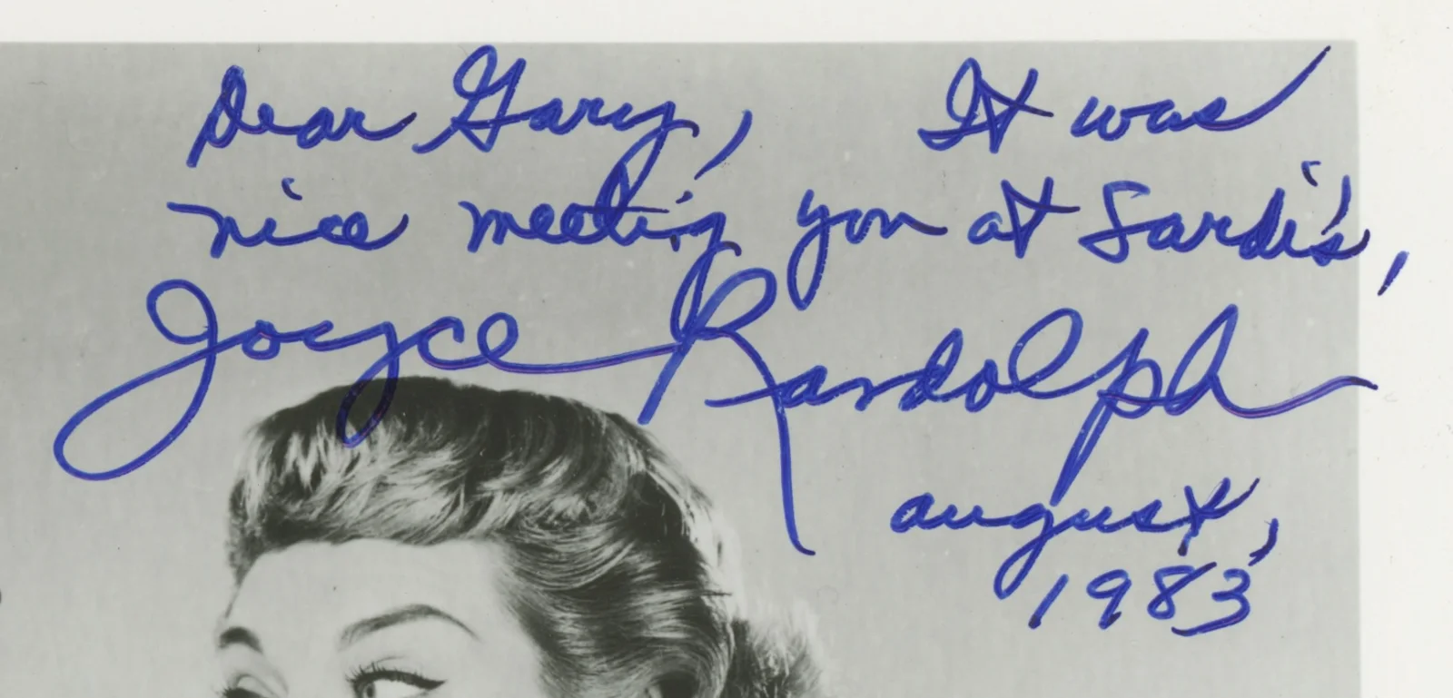 Art Carney & Joyce Randolph Autographed Signed 8x10 Photo AMCo COA 27056, image 3