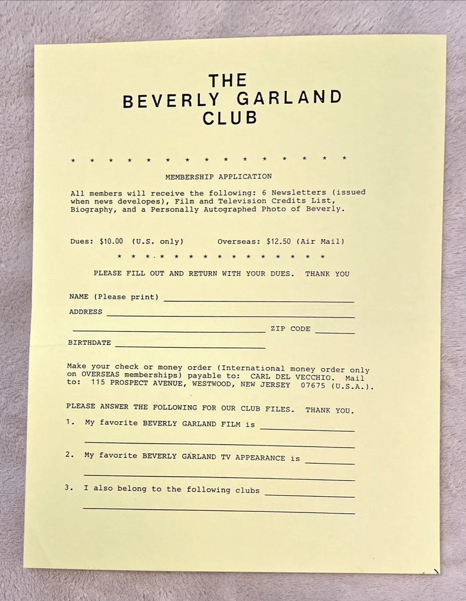 Beverly Garland — Beverly Garland 8x10インチ B&W サイン入り写真「Love to Steve」, изображение 4