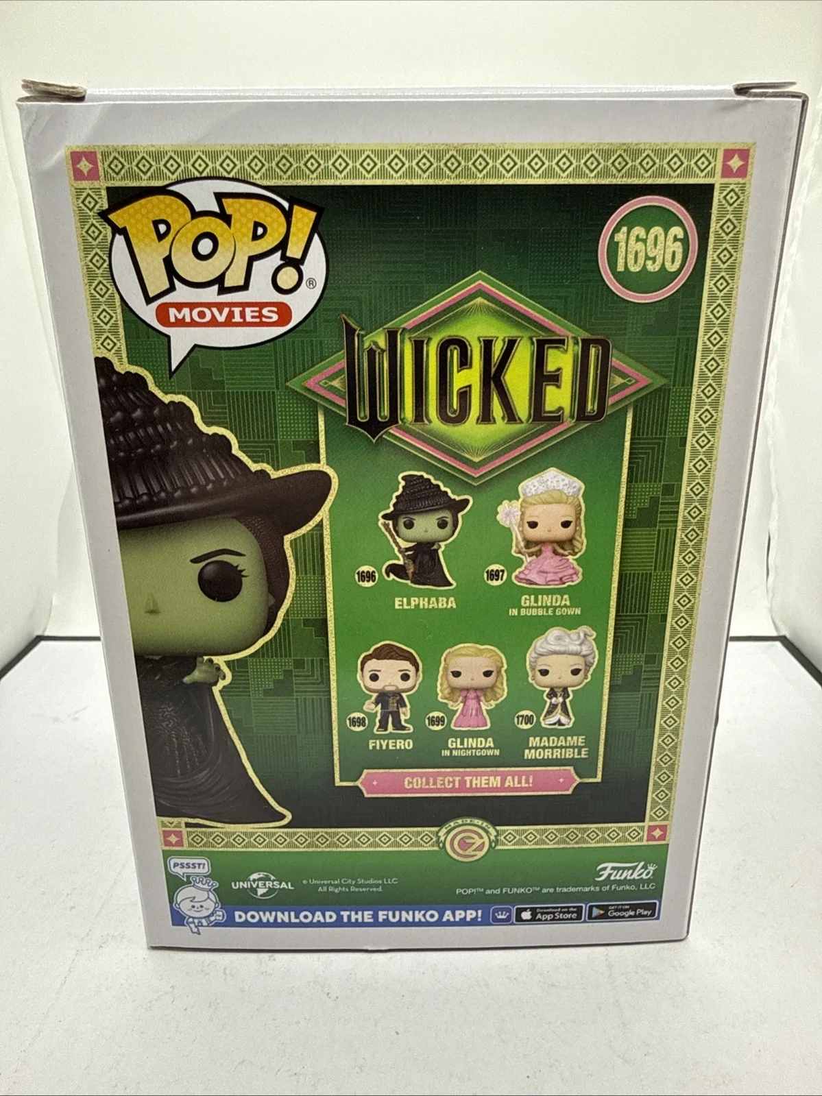 Cynthia Erivo Signed Autographed Elphaba Funko Pop #1696 Wicked BAS BECKETT COA, image 3