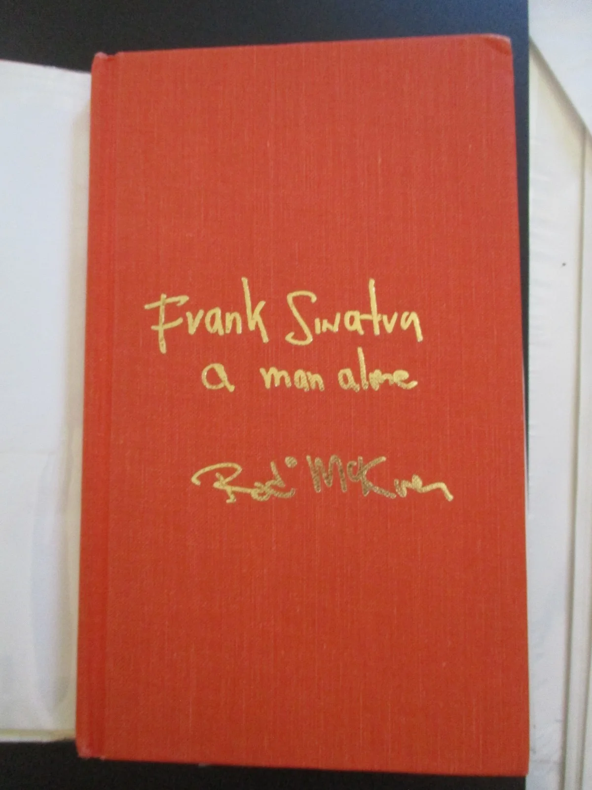 FRANK SINATRA A MAN ALONE Book AUTOGRAPHED SIGNED by ROD McKUEN 500 Ltd First Ed, изображение 5