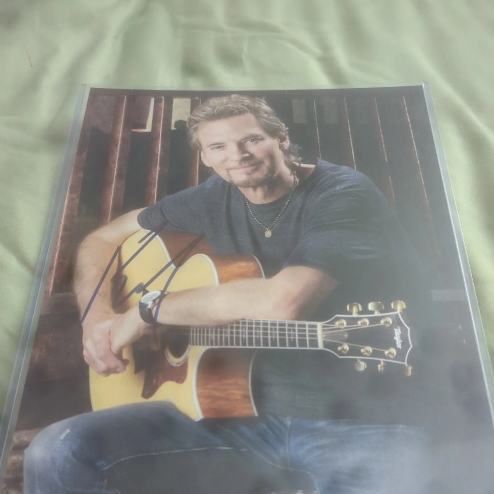 KENNY LOGGINS Autographed Original 8x10 Photo Letter of Authenticity, image 2