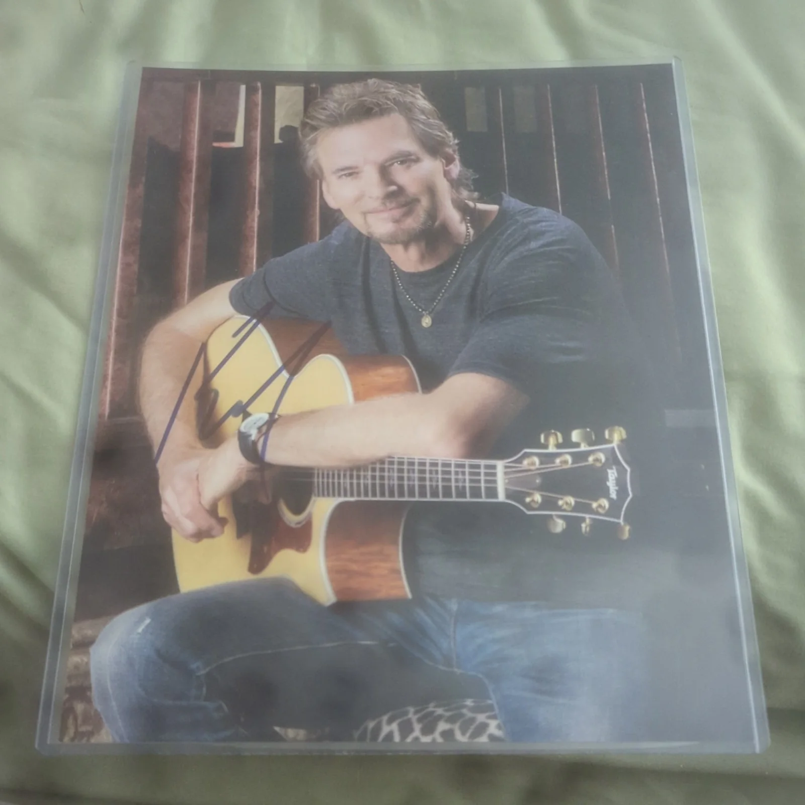 KENNY LOGGINS Autographed Original 8x10 Photo Letter of Authenticity, image 5