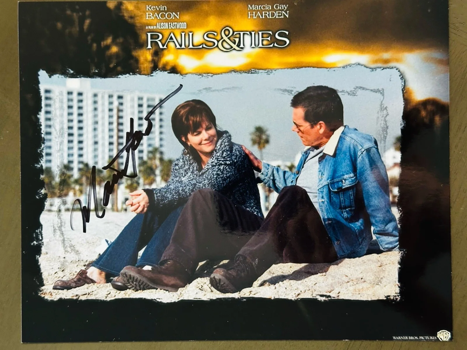Marcia Gay Harden — Marcia Gay Harden signed Rails & Ties 8x10 photo In Person.