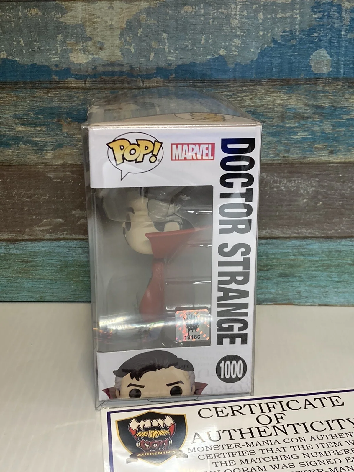 SAM RAIMI Signed Funko POP Doctor Strange 1000 Autographed With COA, image 4