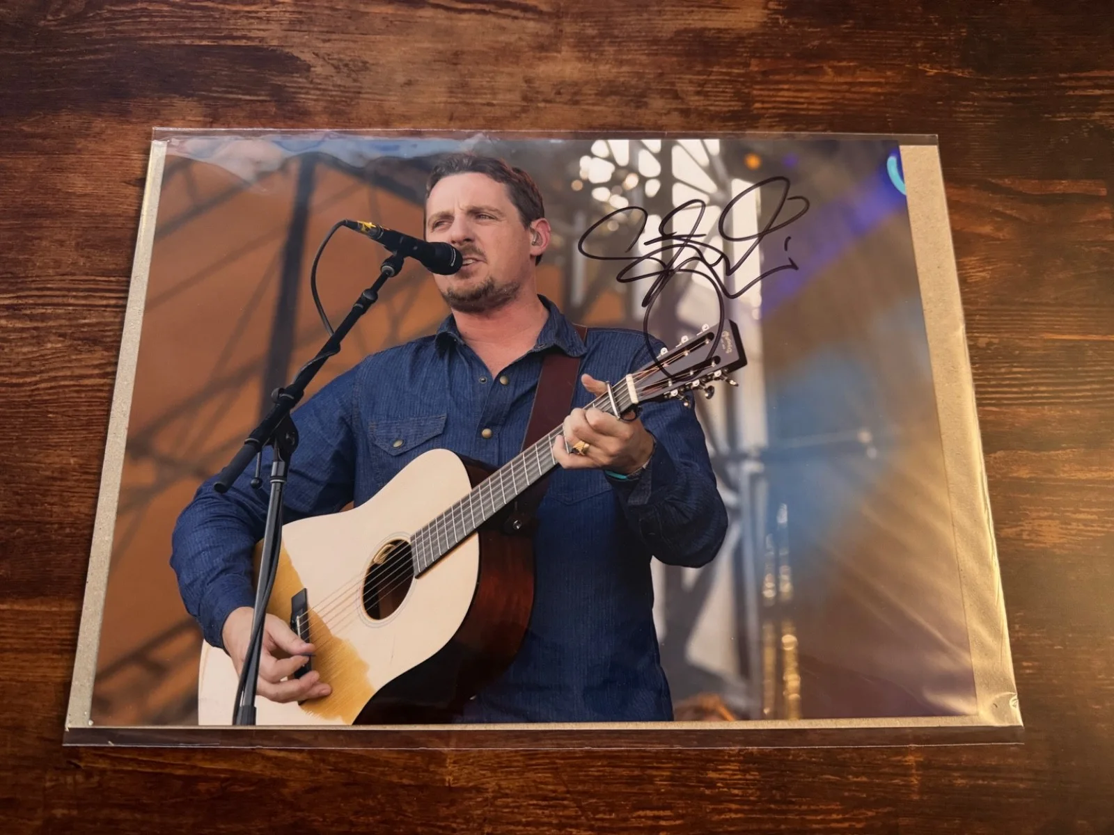 Sturgill Simpson Signed Photo ca. 28 x 21 cm Autograph - Beckett (BAS), image 2
