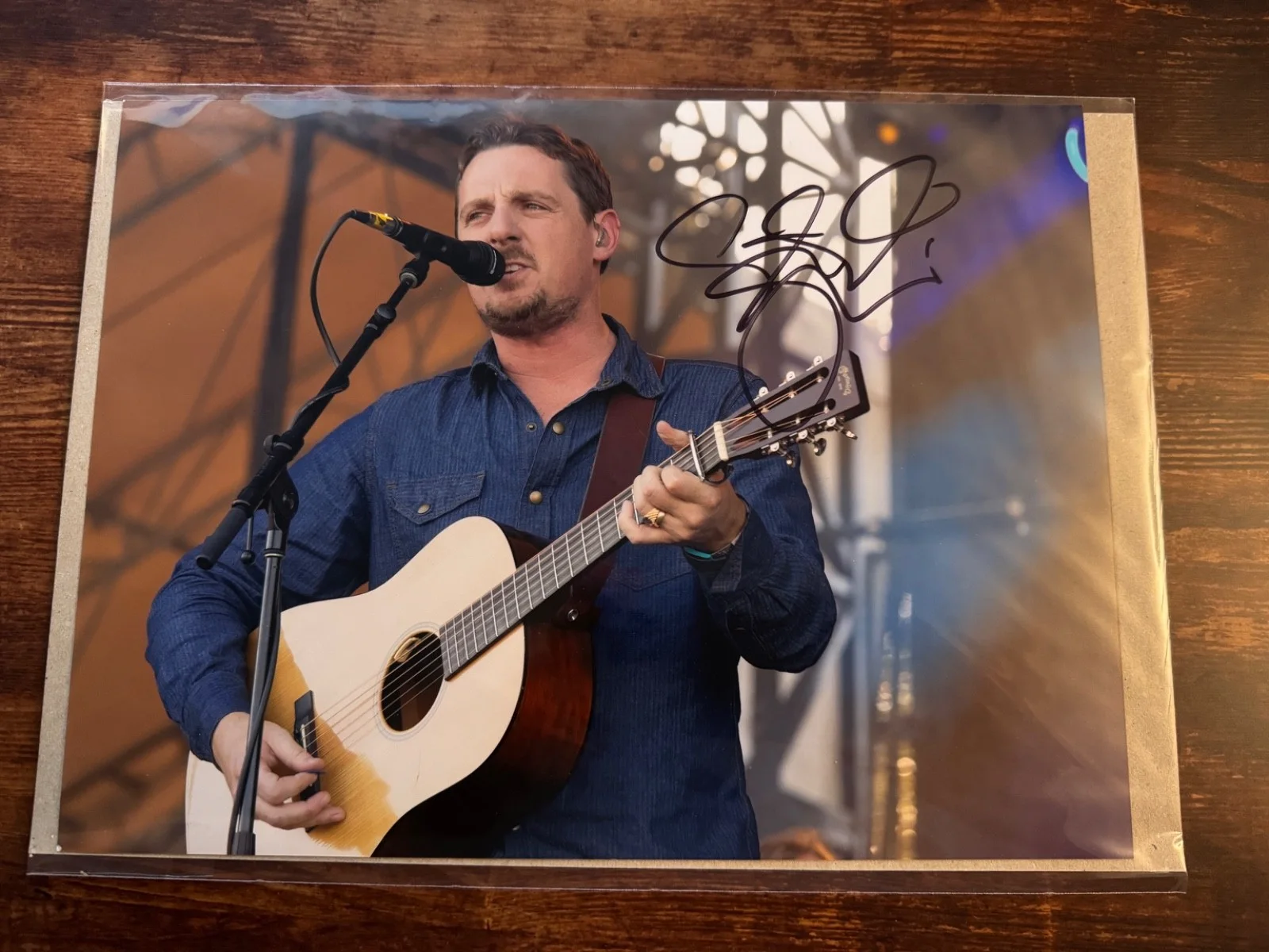 Sturgill Simpson Signed Photo ca. 28 x 21 cm Autograph - Beckett (BAS), image 3