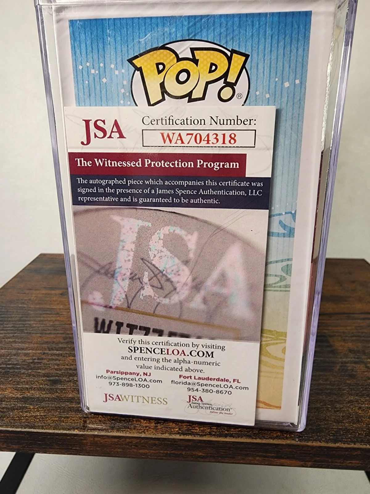 Skip Stellrecht — Might Guy Autograph Funko Pop Naruto Skip Stellrecht Signed Eight JSA COA 079, изображение 2