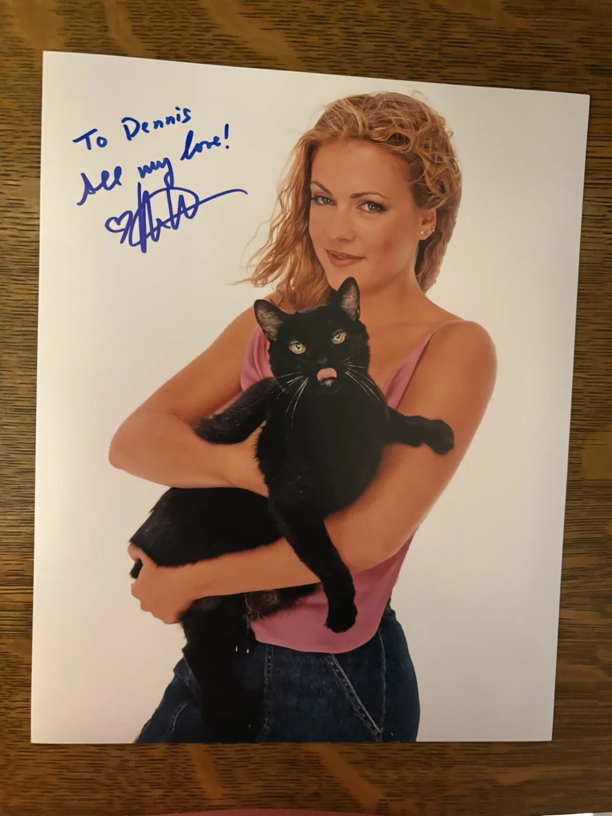 melissa joan hart — Sabrina Melissa Joan Hart autographed 8 X 10 color photo