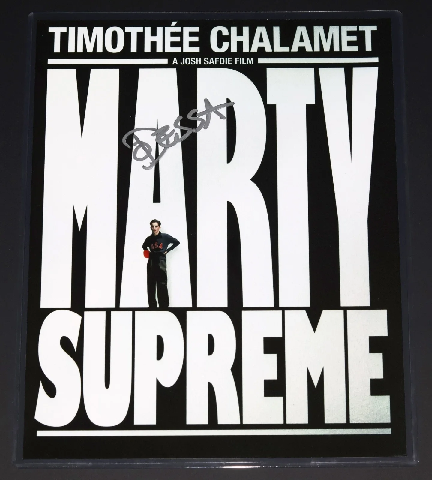 Odessa A'zion — ODESSA A'ZION Signed MARTY SUPREME 8X10 PHOTO + SWAU COA Autograph oscars