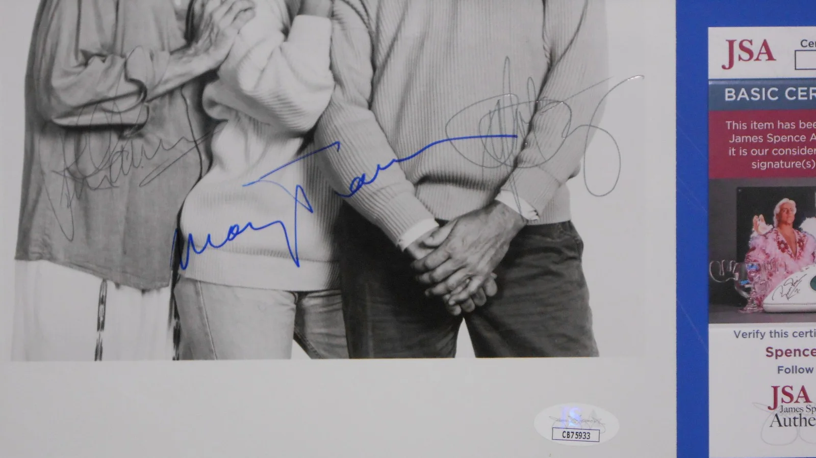 Peter, Paul & Mary Signed Photograph - JSA Authenticated, image 3