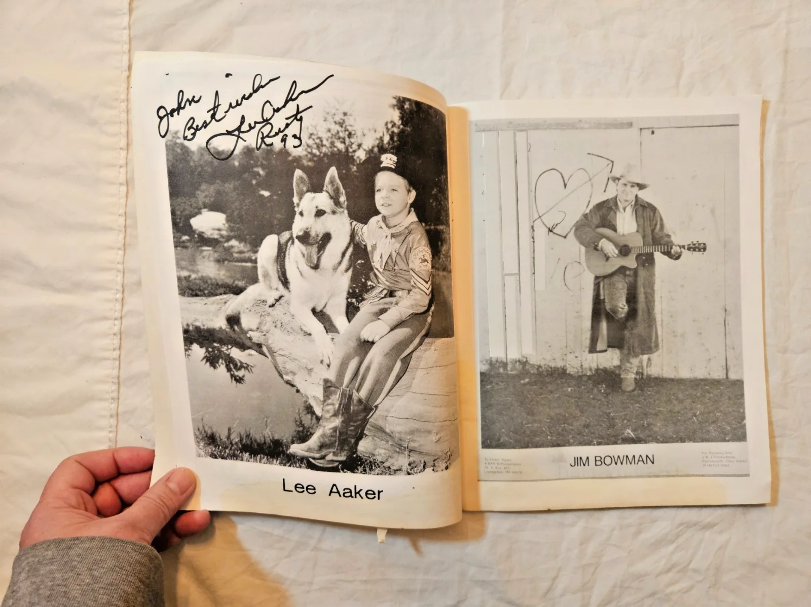 Vintage Western Film Fair Souvenir Program 1993 - 3x signed - Russ McCubbin, изображение 2