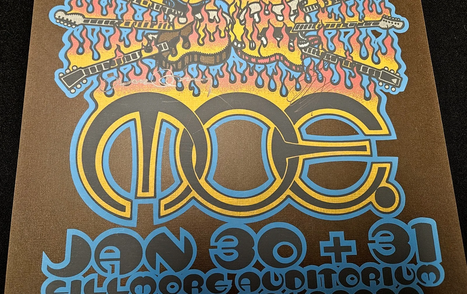 5 Signatures 387/450 Ltd Ed MOE Print Concert Poster EAGLE 2009 Denver NY Chicag, изображение 3